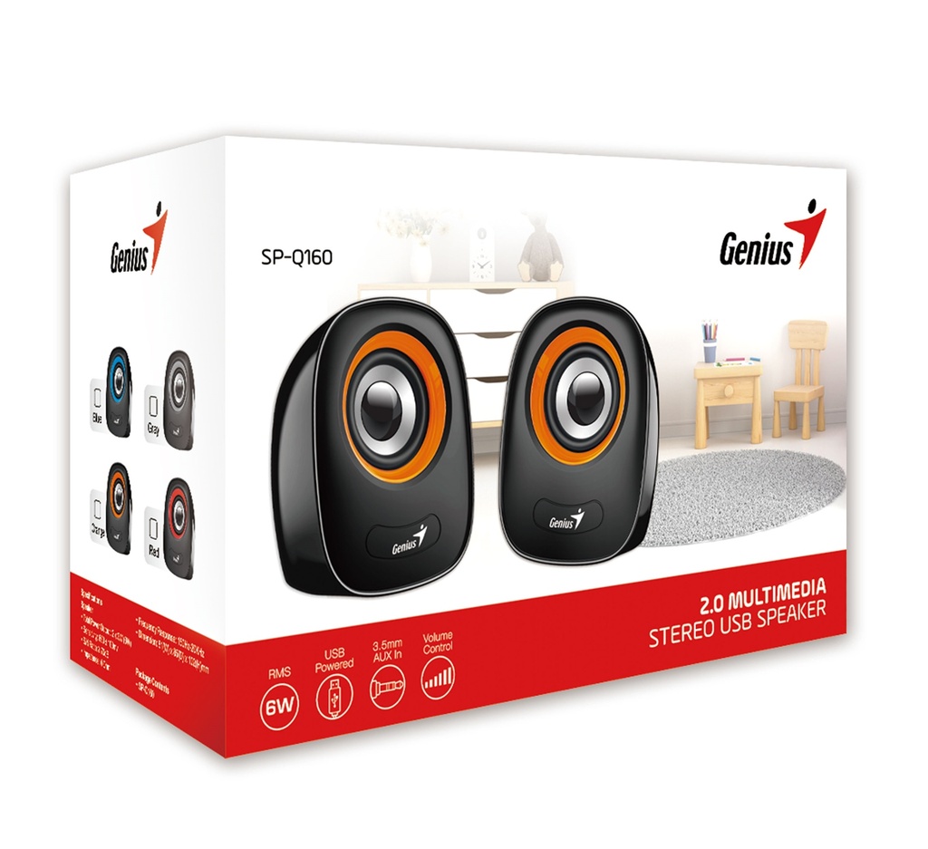 Genius Stereo USB Speaker - SP-Q1609