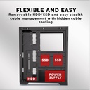 Armaggeddon Aquaron Pro ATX Gaming Case White