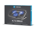 Natec ORIOLE Laptop Cooling Stand 17.3'' with 3 Fans/LED/2xUSB