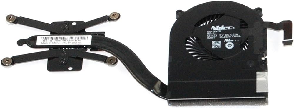 Original Heatsink and CPU Fan for Lenovo ThinkPad X1 Yoga Gen 1st - 00JT800 - Pre-Owned Grade A