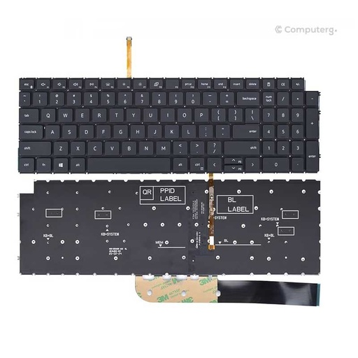Dell Latitude 15 3510 Series - Backlight - US Layout Keyboard