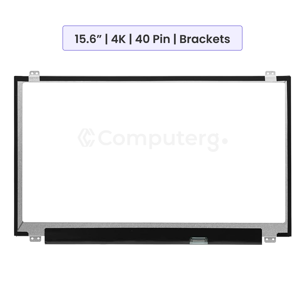 15.6-Inch - UHD (3840x2160) IPS - 40 Pin - Brackets