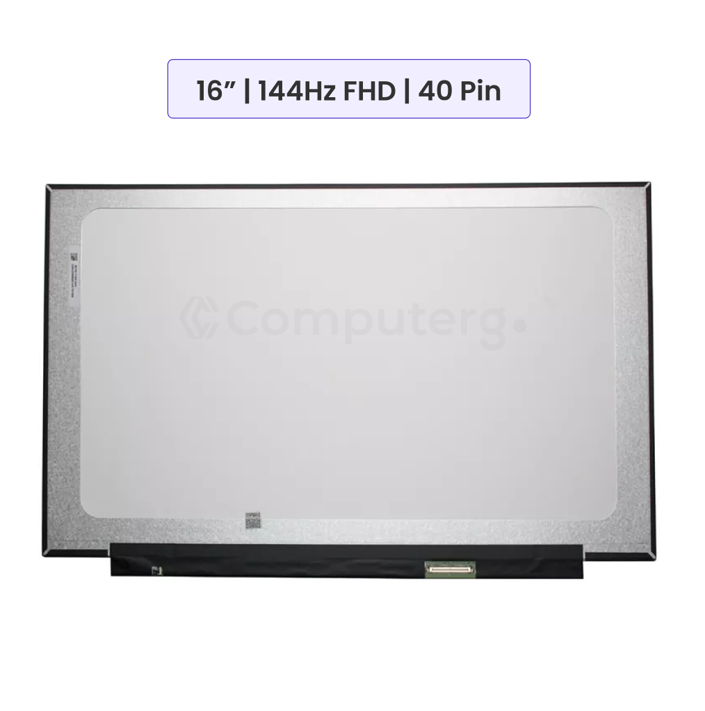 16.1-Inch - 144Hz FHD - 40 Pin