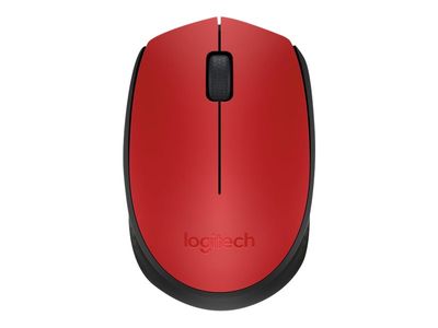 Logitech mouse M171 - Red Black - 910-004641