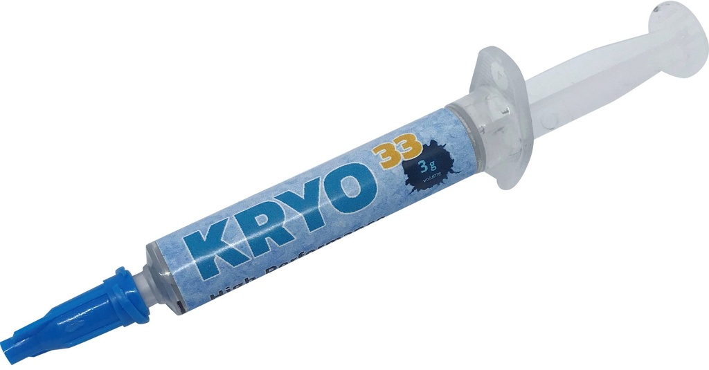 KRYO 33  Syringe - 3g Thermal Paste