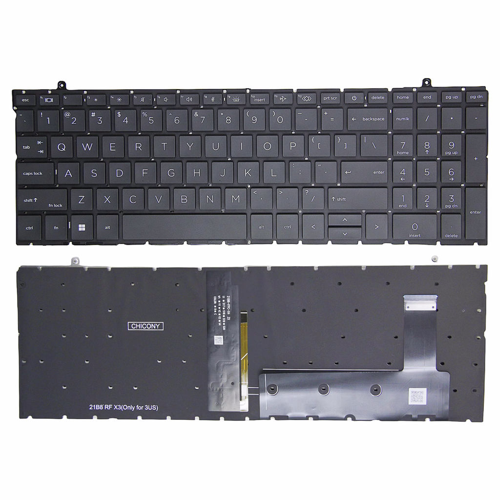 HP EliteBook 860 G10 Keyboard - Backlight - US Layout Keyboard
