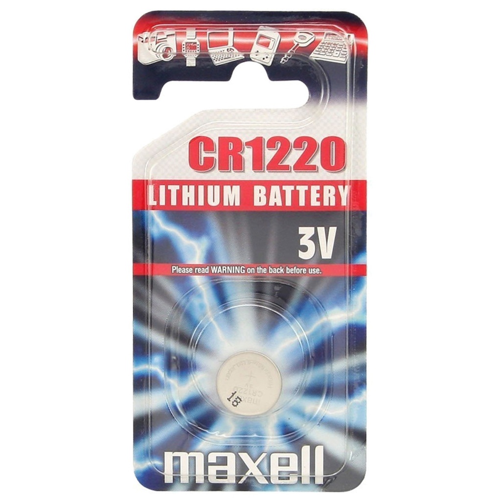 Maxell Lithium Battery CR1220 - Pack of 1