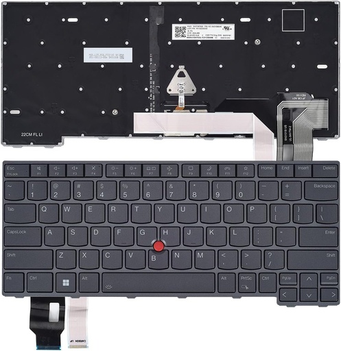 Lenovo ThinkPad T14 Gen 3 - Backlight - US Layout keyboard