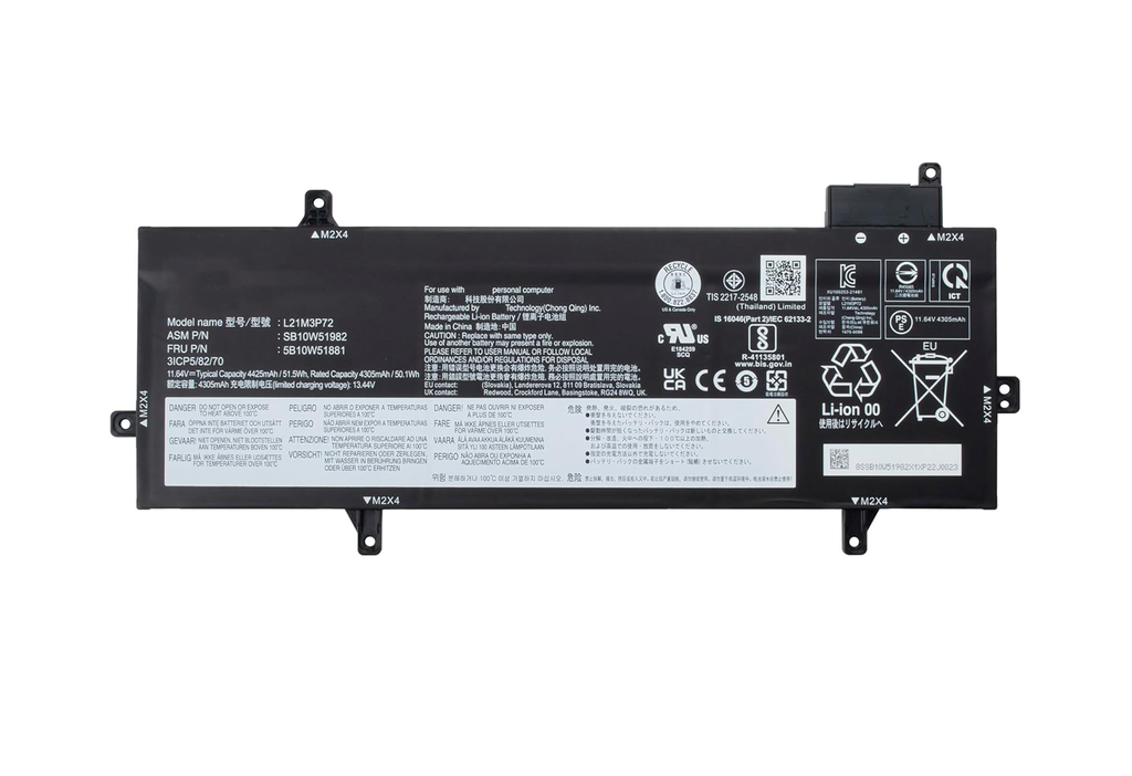 Lenovo ThinkPad Z13 Gen 1 Series - L21M3P72 Battery
