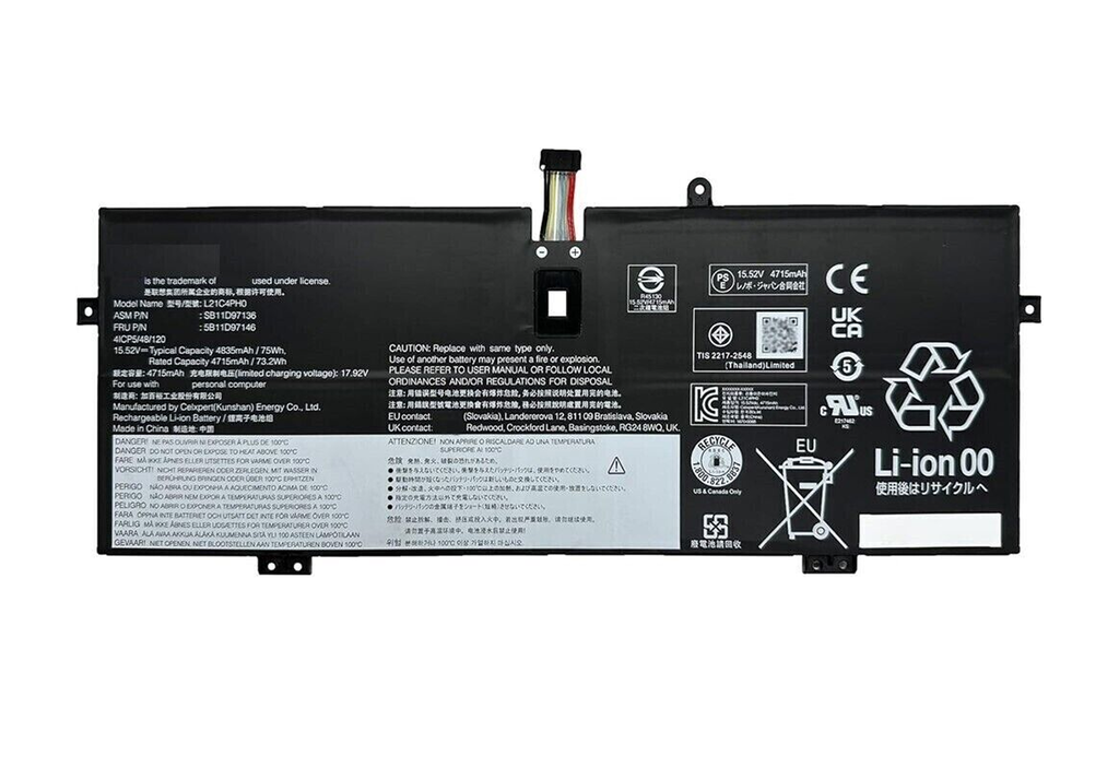 Lenovo Yoga 9i 14 Gen 8 Series - L21M4PH0 Battery