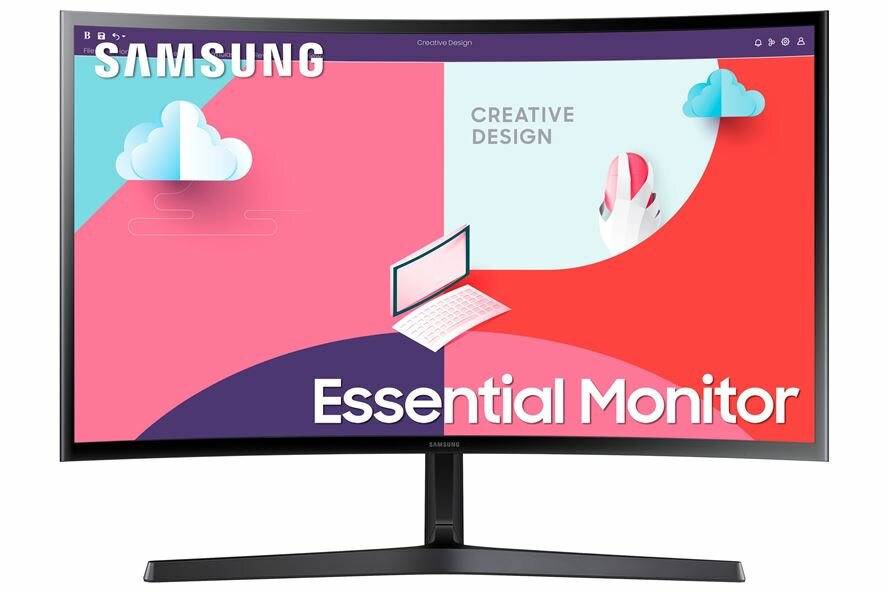 Samsung LS24C366EAUXEN Curved LED 24-Inch FHD Monitor