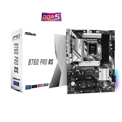 Asrock Mainboard B760 PRO RS - ATX - Socket LGA 1700 - Intel B360 - 90-MXBKS0-A0UAYZ