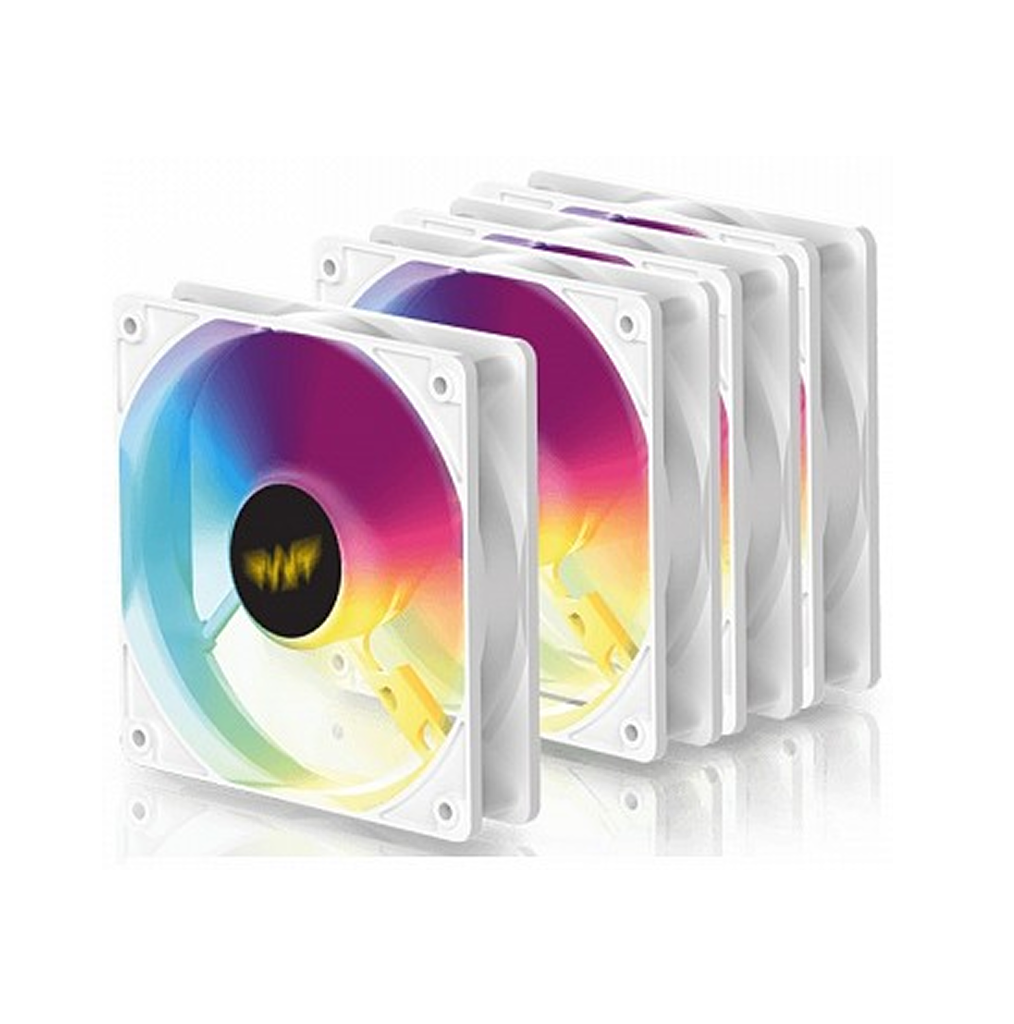 Armaggeddon Gaming Cooling Fan Set 4pcs ARGB KIT 5000 White
