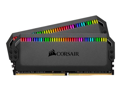CORSAIR RAM Dominator Platinum RGB - 32 GB (2 x 16 GB Kit) - DDR4 3600 DIMM CL18 - CMT32GX4M2Z3600C18