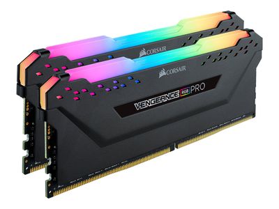 CORSAIR Vengeance RGB PRO - DDR4 - 32 GB: 2 x 16 GB - DIMM 288-pin - unbuffered - CMW32GX4M2E3200C16