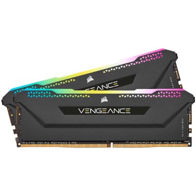 CORSAIR Vengeance RGB PRO SL - DDR4 - kit - 16 GB: 2 x 8 GB - DIMM 288-pin - 3600 MHz / PC4-28800 - unbuffered - CMH16GX4M2Z3600C18
