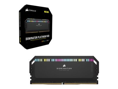 CORSAIR RAM Dominator Platinum RGB - 32 GB (2 x 16 GB Kit) - DDR5 5200 DIMM CL40 - CMT32GX5M2B5200C40