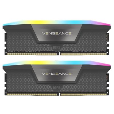 CORSAIR RAM Vengeance RGB - 64 GB (2 x 32 GB Kit) - DDR5-6000 DIMM CL40 - CMH64GX5M2B6000Z40
