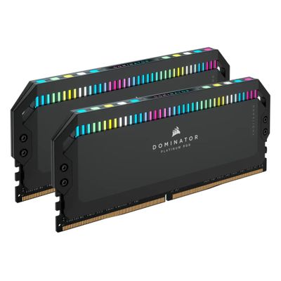 CORSAIR RAM Dominator Platinum RGB - 32 GB (2 x 16 GB Kit) - DDR5 6400 DIMM CL32 - CMT32GX5M2B6400C32