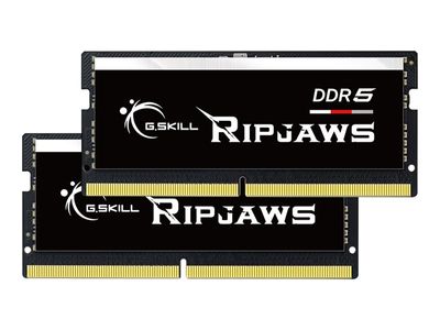G.Skill RAM Ripjaws - 64 GB (2 x 32 GB Kit) - DDR5 4800 SO-DIMM CL40 - F5-4800S4039A32GX2-RS
