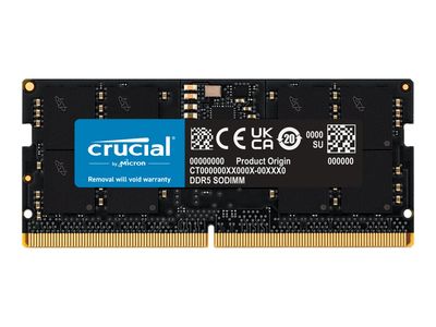 Crucial RAM - 24 GB - DDR5 5600 SO-DIMM CL46 - CT24G56C46S5T