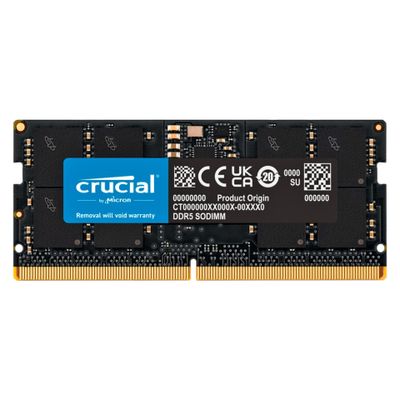 Crucial RAM - 24 GB - DDR5 5600 SO-DIMM CL46 - CT24G56C46S5