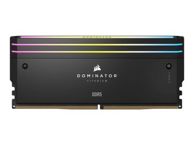 CORSAIR RAM Dominator Titanium RGB - 48 GB (2 x 24 GB Kit) - DDR5 6000 DIMM CL30 - CMP48GX5M2B6000C30