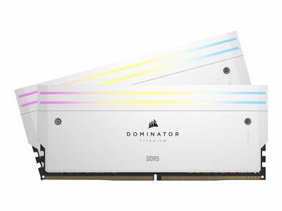 CORSAIR RAM Dominator Titanium RGB - 32 GB (2 x 16 GB Kit) - DDR5 6000 DIMM CL30 - CMP32GX5M2B6000C30W
