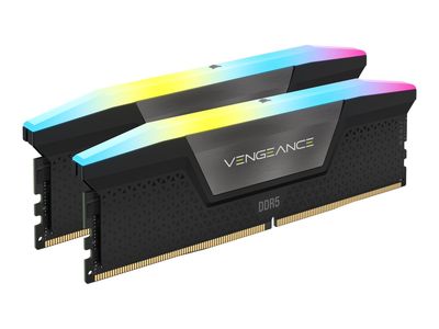 CORSAIR Vengeance RGB - DDR5 - kit - 96 GB: 2 x 48 GB - DIMM 288-pin - 3500 MHz / PC5-56000 - unbuffered - CMH96GX5M2B7000C40