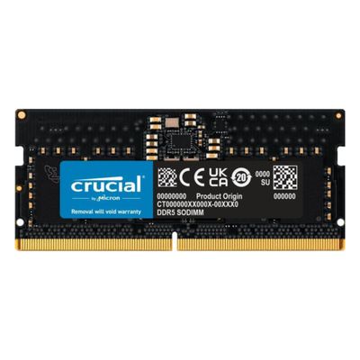 Crucial - DDR5 - module - 64 GB - SO-DIMM 262-pin / PC5-44800 - CT64G56C46S5