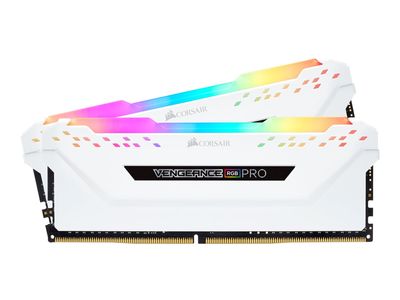 CORSAIR RAM Vengeance RGB PRO - 16 GB (2 x 8 GB Kit) - DDR4 3000 DIMM CL15 - CMW16GX4M2C3000C15W