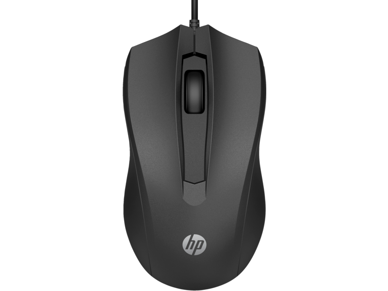 HP Mouse 100 Wireless - Black - 6VY96AA