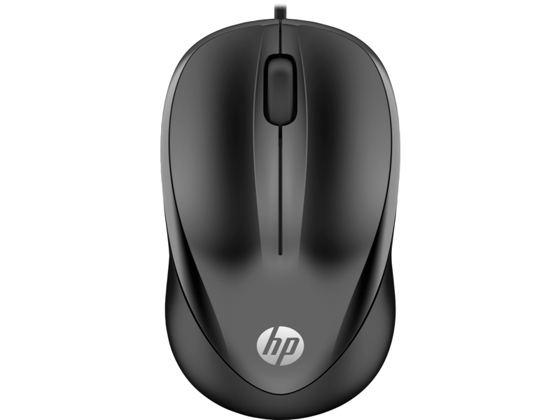 HP Mouse 1000 Wired - Black - 4QM14AA