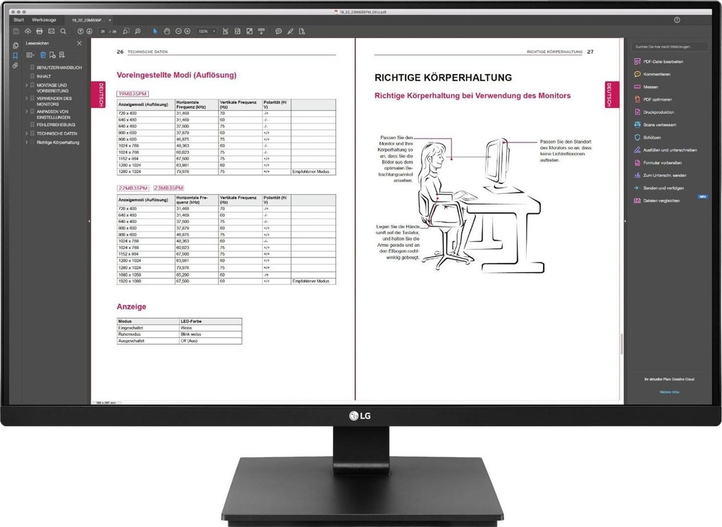 LG 27BN65QP-B LED 27-Inch FHD Monitor