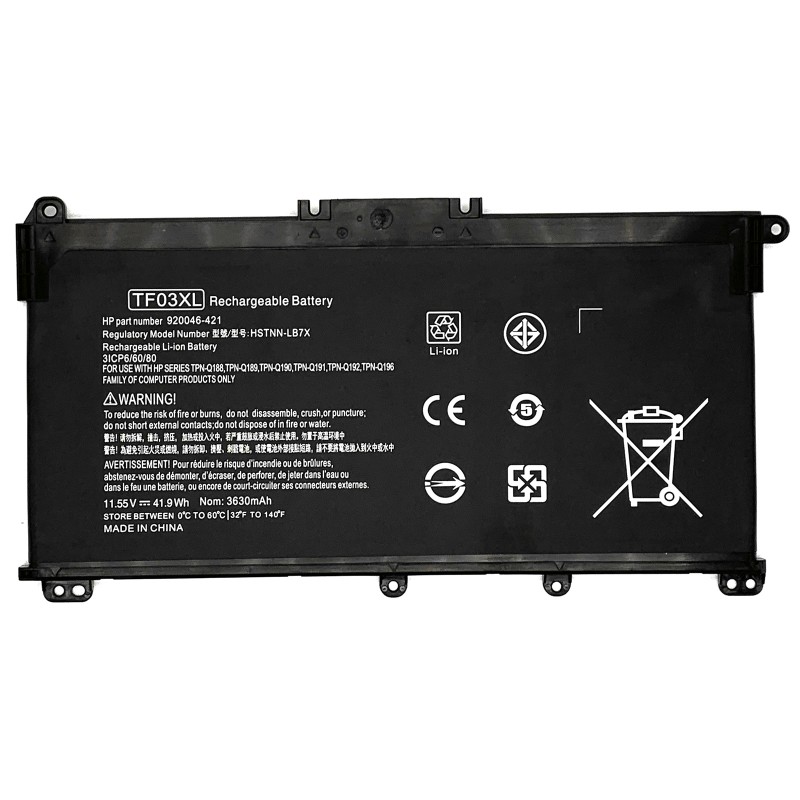HP Pavilion 15-CC Series - TF03XL Battery