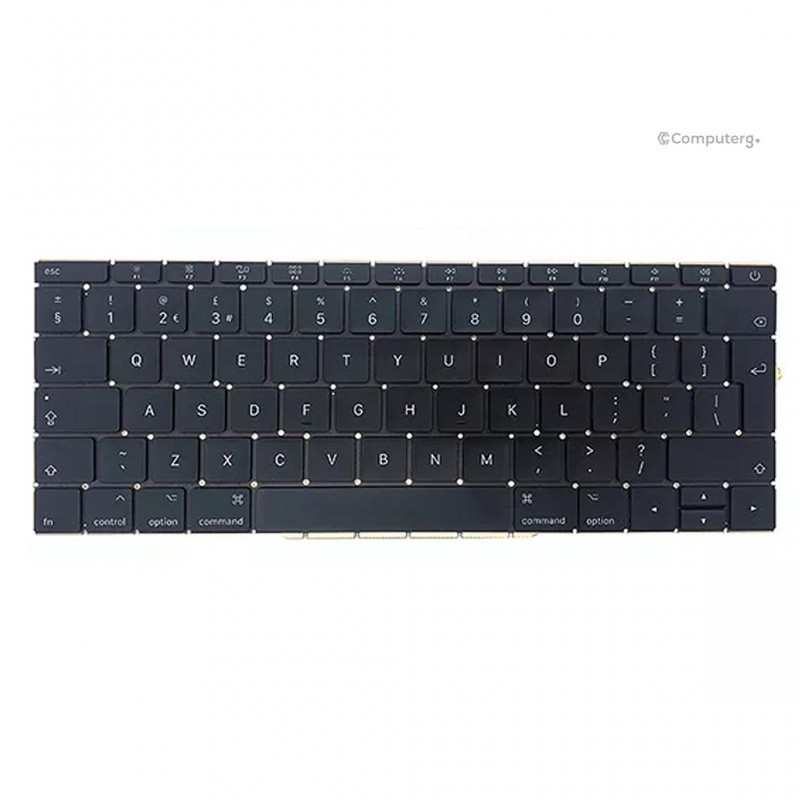Keyboard for MacBook Pro Retina 13" A1708 (Late 2016, Mid 2017) - UK Layout - No Backlit - 1-Year Warranty