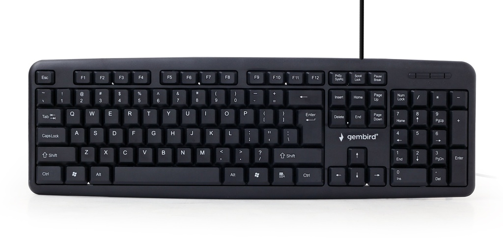 Gembird Keyboard - Wired - 1-Year Warranty