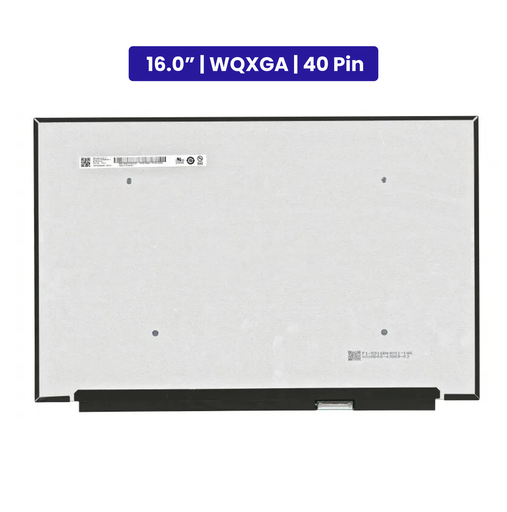 16.0-Inch - WQXGA (2560x1600) - 40 Pin 