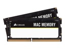 CORSAIR RAM Mac Memory - 32 GB (2 x 16 GB Kit) - DDR4 2666 SO-DIMM CL18 - CMSA32GX4M2A2666C18