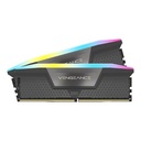 CORSAIR RAM Vengeance RGB - 64 GB (2 x 32 GB Kit) - DDR5 5600 DIMM CL40 - CMH64GX5M2B5600Z40K