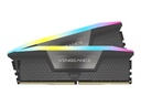 CORSAIR Vengeance RGB - DDR5 - kit - 32 GB: 2 x 16 GB - DIMM 288-pin / PC5-51200 - unbuffered - CMH32GX5M2B6400Z32