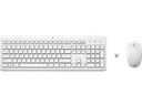 HP Keyboard and Mouse 230 3L1F0AA - White