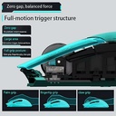 Machenike M7 Pro Wireless Gaming Mouse - Limited Edition Neon Translucent Blue