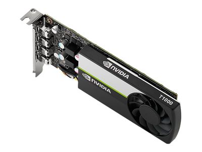 NVIDIA T1000 - 8GB GDDR6 - PCIE 3.0 x16 Low Profile - VCNT1000-8GB-SB