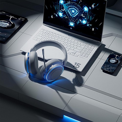 Machenike GX60 Gaming Headphone ANC Tri-mode Wired+Bluetooth+2.4G
