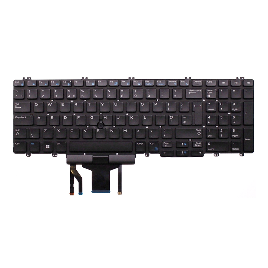 Dell Precision 7540 - Backlight - UK Layout Keyboard