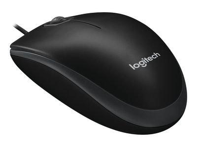 Logitech Mouse B100 - Black - 910-003357