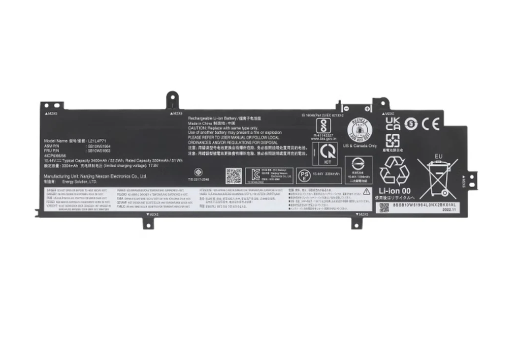 Lenovo ThinkPad T14 Gen 3 Series - L21M4P71 Battery