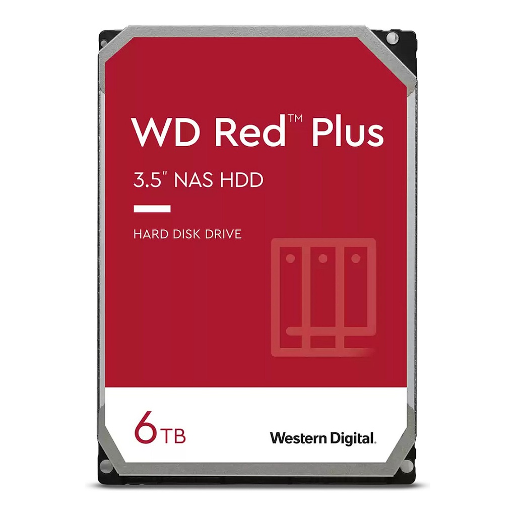 WESTERN DIGITAL HDD 6TB 3.5″ SATA RED · WD60EFAX