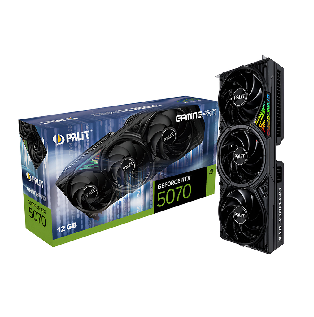Palit GeForce RTX 5070 GamingPro - Graphics Cards - GeForce RTX 5070 - 12 GB - NE75070019K9-GB2050A